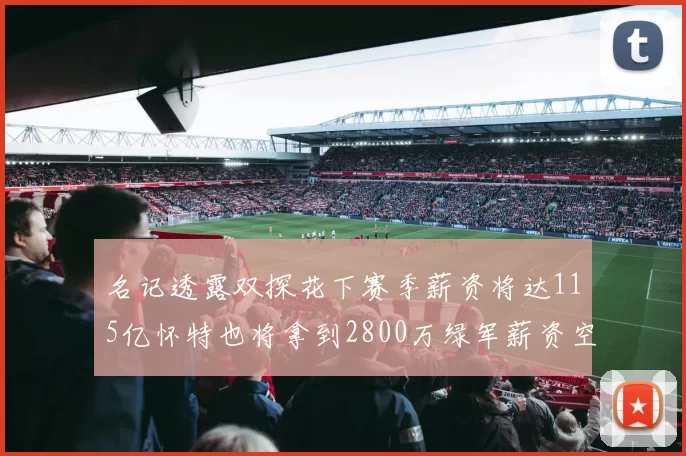 名记透露双探花下赛季薪资将达115亿怀特也将拿到2800万绿军薪资空间依旧紧张