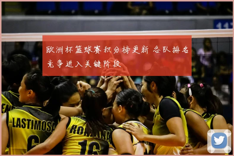 欧洲杯篮球赛积分榜更新 各队排名竞争进入关键阶段