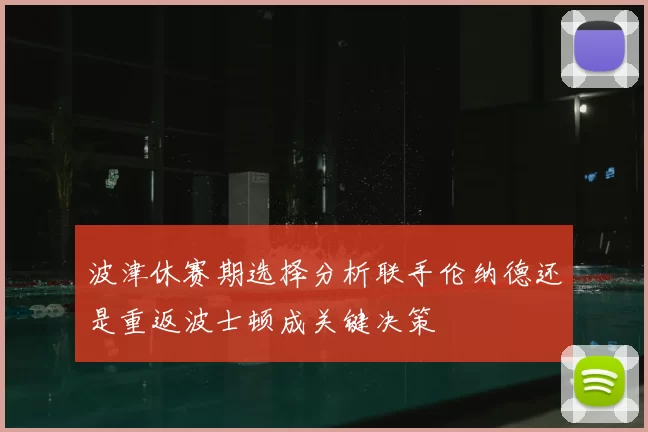 波津休赛期选择分析联手伦纳德还是重返波士顿成关键决策